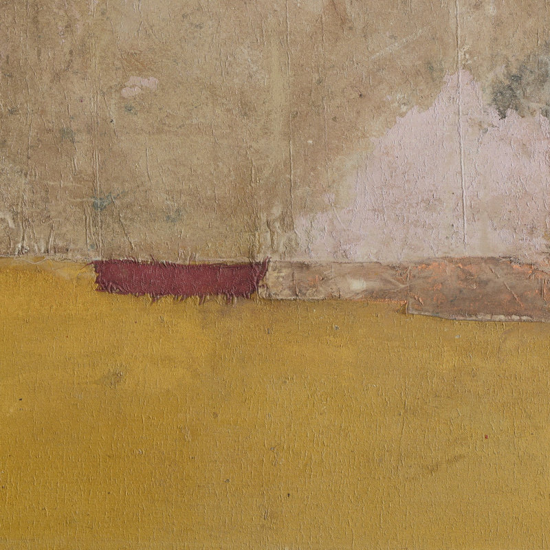Ochre Painting by Paul Meyer, 48" H x 48" W