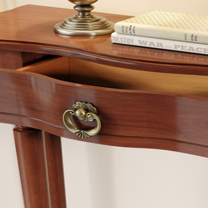 Console multifonctionnelle en bois massif, Tanné, H 35,43 po x l 51,18 po x P 11,81 po