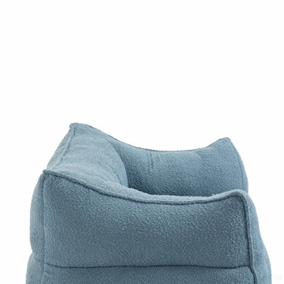 Bean Bag Chair Lazy Sofa/Footstool Durable Comfort Lounger High Back Bean Bag Chair Couch For Adults And Kids, Indoor & Outdoor (Bean Bag Chair)