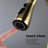 Single Lever Kitchen Sink Faucet In Brushed Gold With Pull Down , Fitting Various Types, 360 Rotating High - Arc Nozzle, Dirt Surface, Aerators For Splash And Smooth Running Water Handle Stainless-1007191924