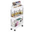Ezhno 15cm W Stainless Steel Shelving Unit with Wheels