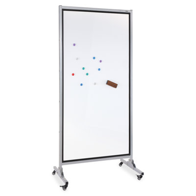Freestanding Steel Reversible Magnetic Large - 6' - 8' Whiteboard