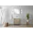 Lafarre 30'' Single Bathroom Vanity with Marble Top with Mirror-113110523-113110524