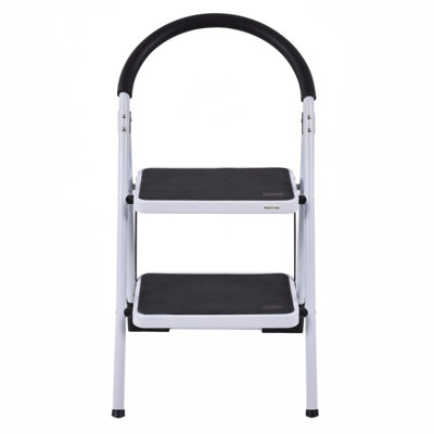 2 - Step Steel Lightweight Folding Step Ladder