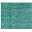 Hand Knotted Wool Area Rug in Teal And Light Green