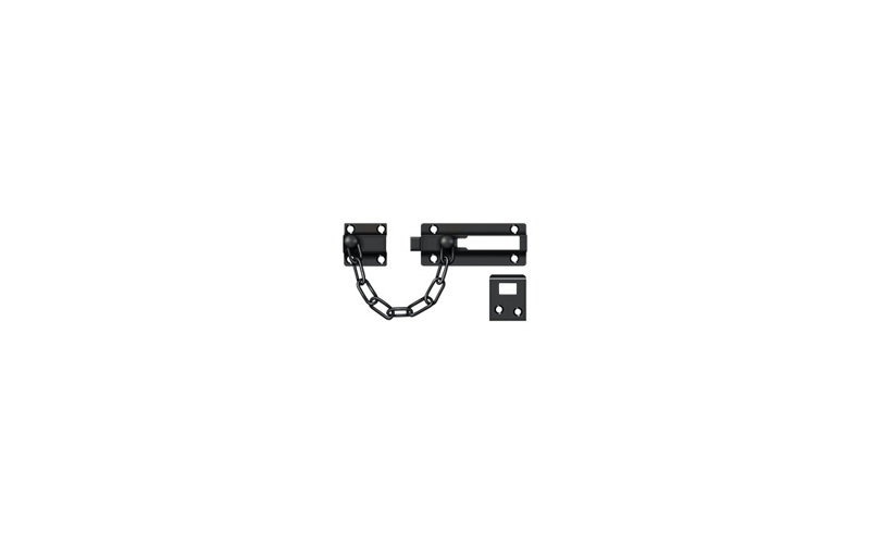 Brass Latch/Catch/Bolt, Black