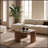 Round Dubay with Thick Curved Legs