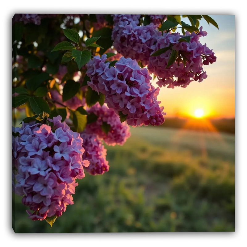 Spring Valley Bloom - prairie florale et art de montagne, H 20 po x l 20 po