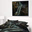 «Slow Motion Waterfall in Summer», reproduction de photo sur toile tendue encadrée-26687420-64005246