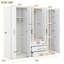 Rangement pour garde-robe en bois à 6 portes avec 6 grands tiroirs-1417280114