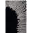 Jarie Hand Tufted Wool/Cotton Abstract Rug in Black/Ivory-1339999408