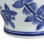 Pot à gingembre en porcelaine de 5 po avec motif floral bleu et blanc, pot à couvercle traditionnel pour table, manteau de cheminée, rangement ou pièce maîtresse