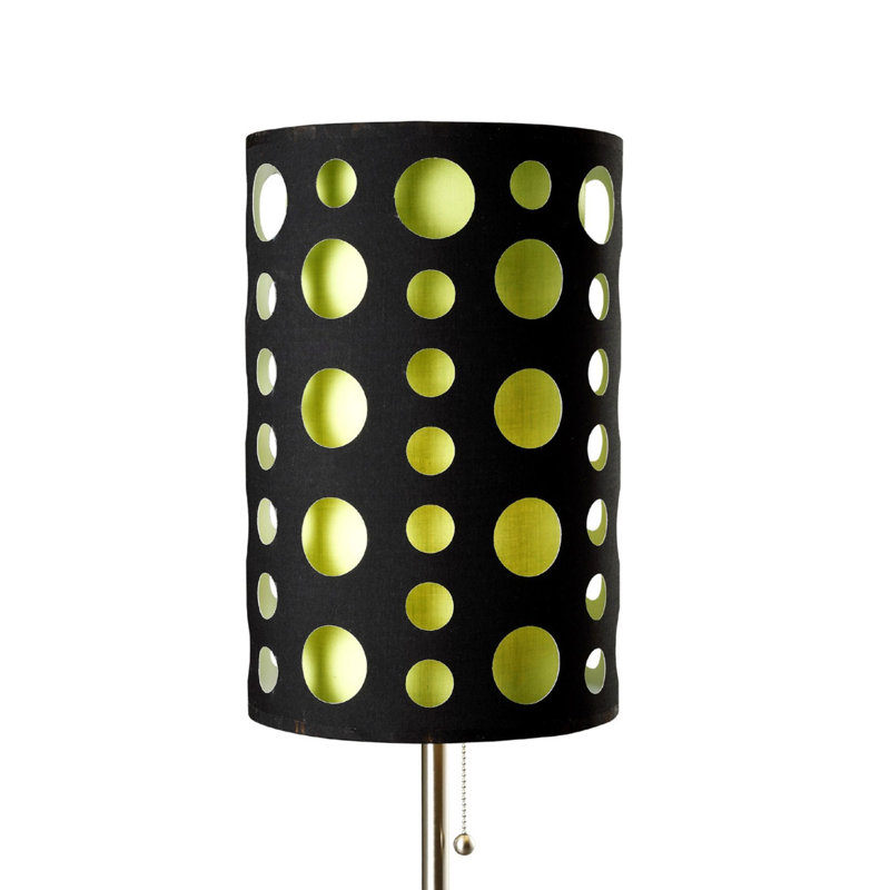 Lampe de table 33 po en métal de style rétro avec abat-jour noir et vert, ampoule 100 W de type A ou ampoule CLF 23 W, 12 V maximum