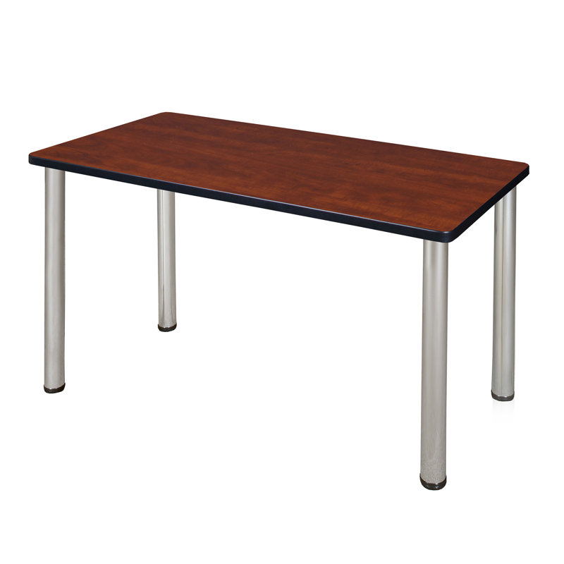 Plateau de table de formation Kee, Chrome, H 29 po x L 60 po x l 24 po, Cerisier