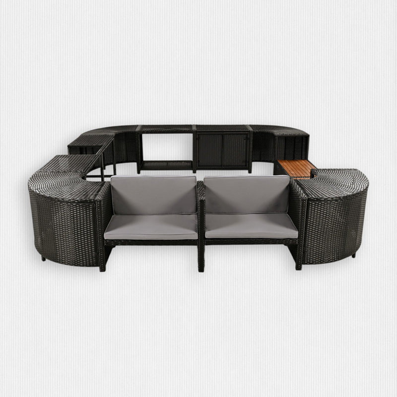 VIRUBI 105.5'' D Seat, Gray