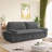 Multi-Functional Velvet Loveseat Bed-19120086