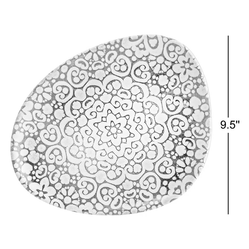 Assiette plate 9,5 "biologique Espanola