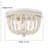 Speier 3-Light Dimmable Beaded Flush Mount Ceiling Light with Farmhouse Style-752473576