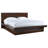 Tokyo Wood Eastern King LED Panel Bed