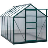 Aaliegha 6 Ft W x 10 Ft D Greenhouse
