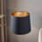 Lustrous Table Lamp - Black outer and Gold inner