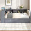 Lit plateforme simple en bois avec tablettes de rangement, lit gigogne et station de charge-1553325706-1553325709