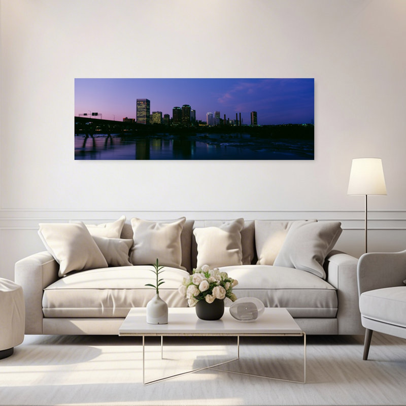Skyscrapers In A City Richmond Virginia USA by Douglas Peebles - Wrapped Canvas Panoramic Print, 50.8 cm H x 152.4 cm W