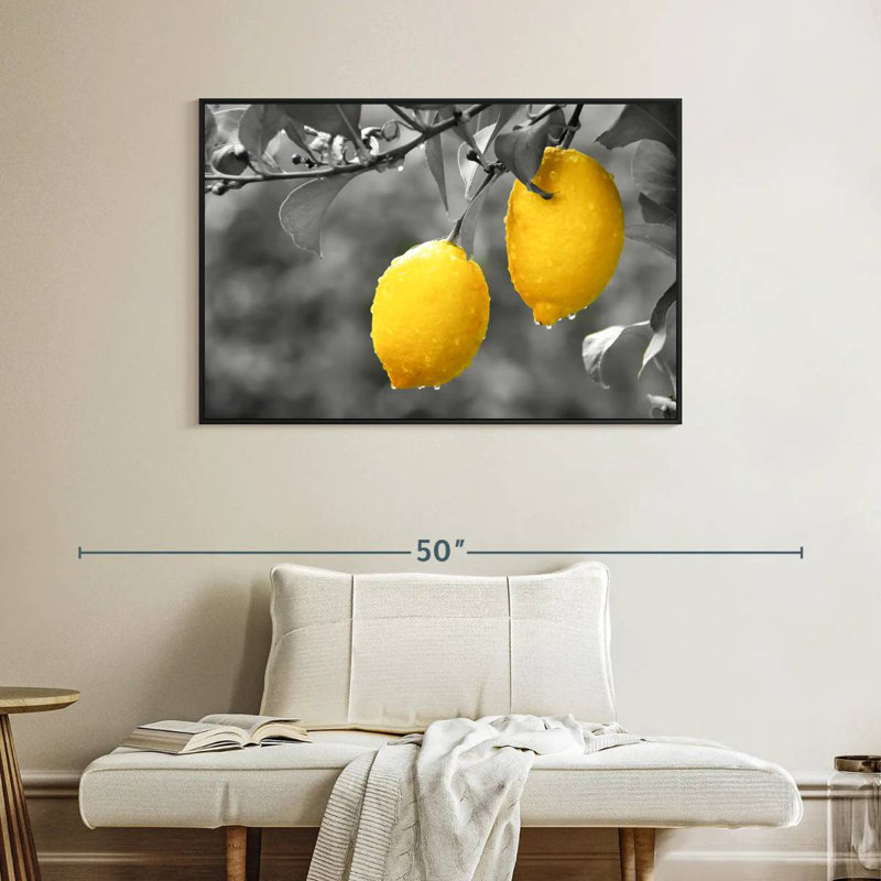 Yarlin Lemons Pop, 27" H x 40" W