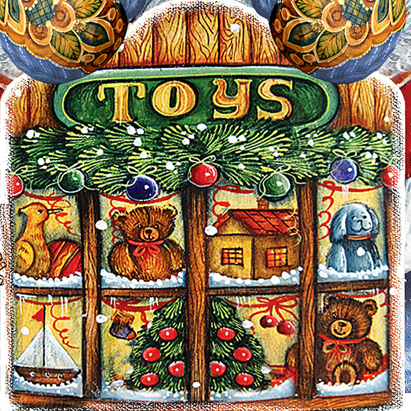 Décoration murale de porte de noël en forme de noël pour jouets