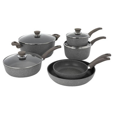 Imusa Teal Forged Ceramic 10-Piece Cookware Set