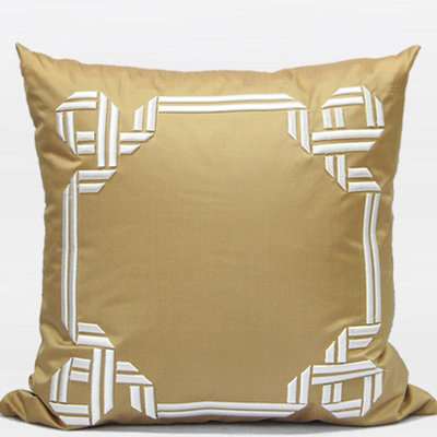 Embroidered Pillow Cover