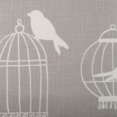 Delfina Print Fabric, Smoke