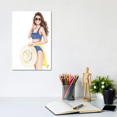 The Summer 1 Piece Wrapped Canvas Wall Art