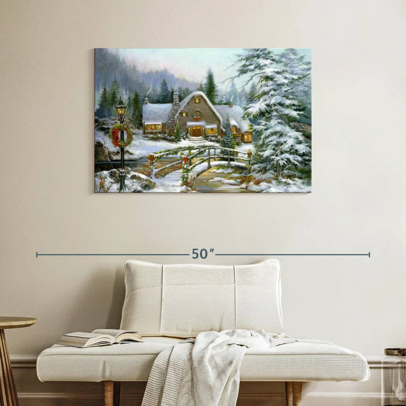 Hiver Noël, H 26 po x l 39 po