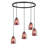 Murphy 5 - Light Wagon Wheel Chandelier-1899018994-1899044050