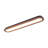 1-Light Modern Farmhouse 32W LED Linear Wood Flush Mount Ceiling Light