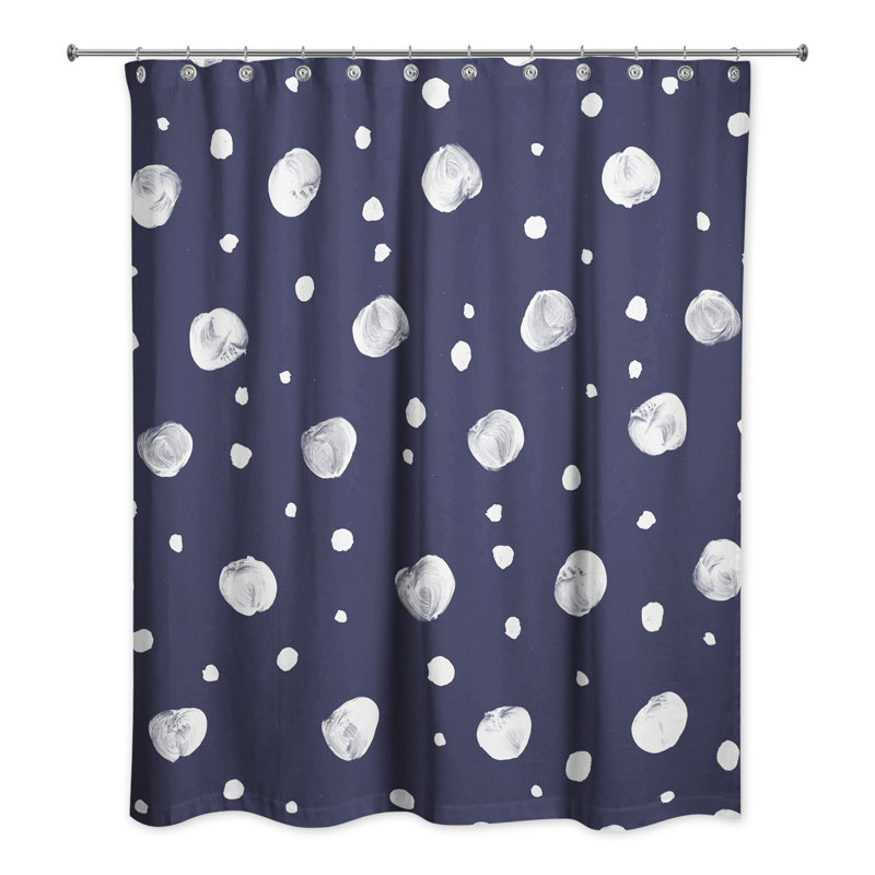 Rideau de douche Roselea, Bleu marine
