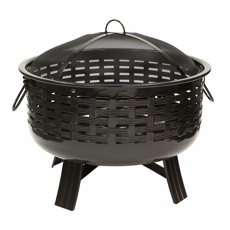 Currie Round Cast Iron Wood Burning Smokeless Fire Pit