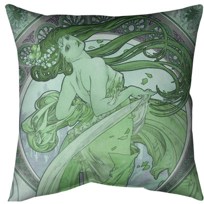 Coussin euro alphonse mucha the danse
