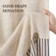 Rideau de douche en lin Farmhouse