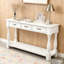 Console de 63 po de long en bois avec 3 tiroirs et 1 tablette inférieure-1869151397