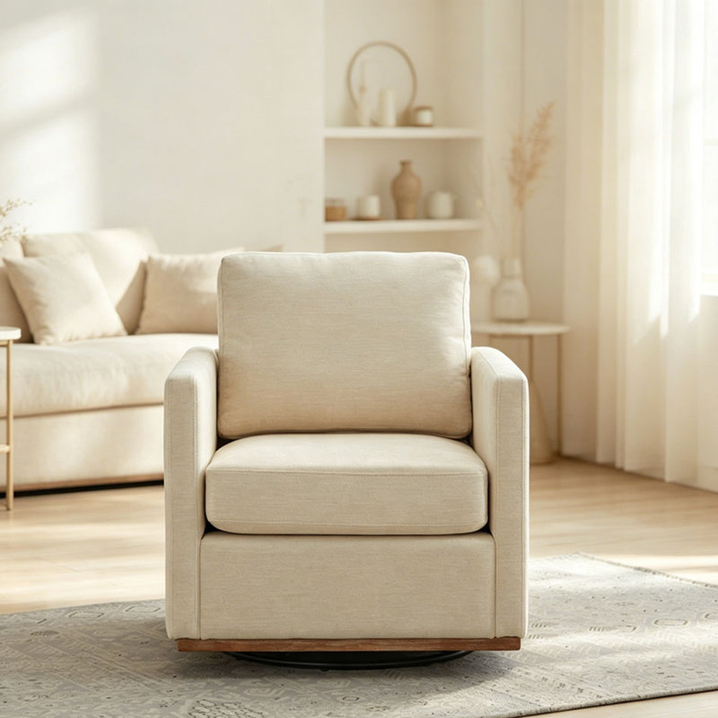 Fauteuil pivotant 360 °, Beige