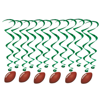 Football Whirls - 17Â½"-32Â½" - Pack of 6