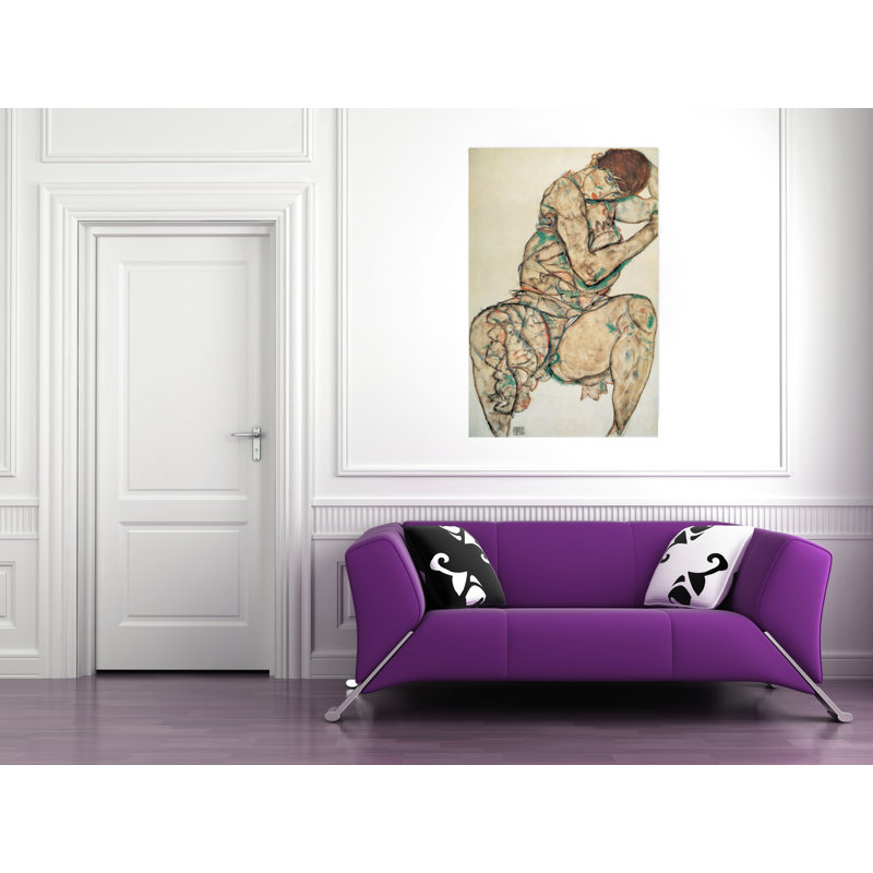 Egon Schiele - No Frame Print on Wood, 140cm H x 91cm W x 1.8cm D
