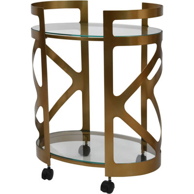 Bastidas Metal Bar Cart