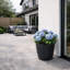 Taylur Pot Planter Concrete Effect Recycled Plastic-112123025-112123026