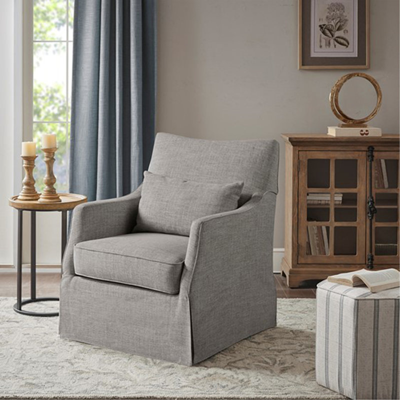Chaise pivotante à jupe, Gray