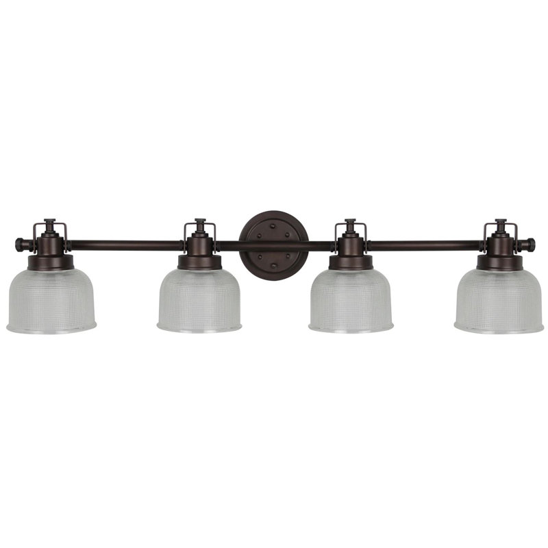 4 - Light Dimmable Vanity Light, Bronze
