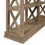 Console, table d'entrée, table de vestibule avec espaces de rangement ouverts à 3 niveaux et pieds en «X»-640890740