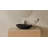 Badeloft 25.5" x 13.7" Stone Resin Vessel Bathroom Sink WB-04-MBLK in Matte Black-138194082